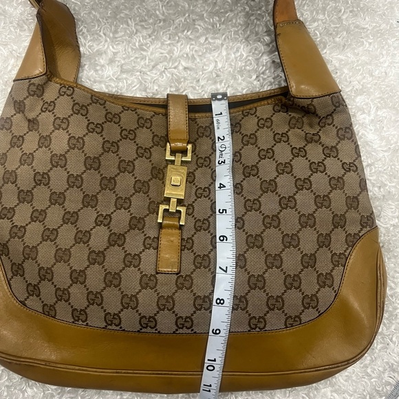 Vintage Gucci Jackie Bag Leather and Gold Hardware - Picture 11 of 16